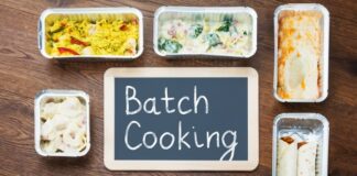 Batch Cooking de diferentes tuppers