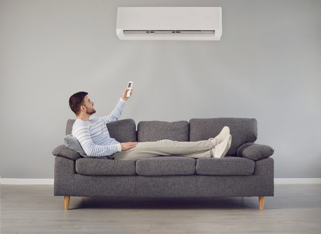 El consumo del calefactor es menor el del aire acondicionado?