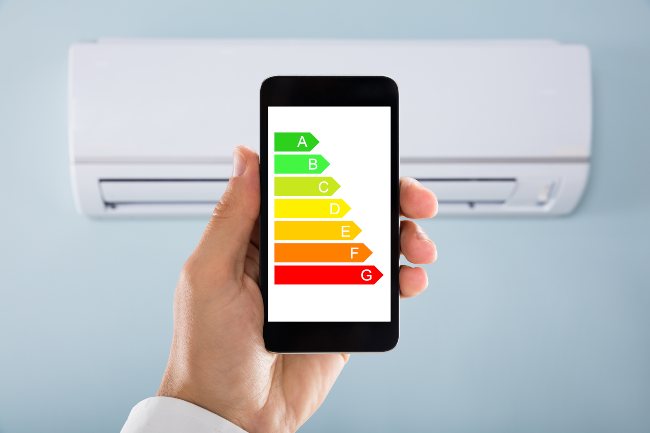 eficiencia energética de un aire acondicionado