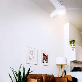 VENTILADOR TECHO U.BLUE MISTRAL 3052 132 70W LUZ