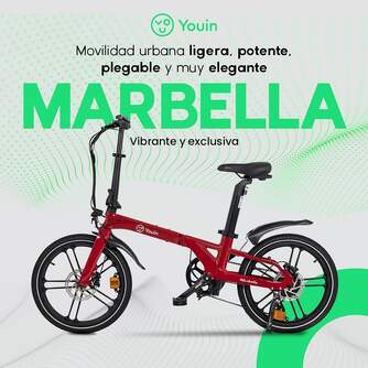 BICICLETA ELECTRICA YOUIN BK1350R MARBELLA VINO