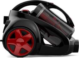 Aspirador Trineo Tesla BGL203BRE - 2,5 litros, 78 dB, Sin Bolsa, Negro y Rojo