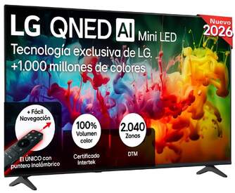 TV LG 65%%%quot; 65QNED70B6C UHD QNED MINILED A7 WEBOS26