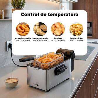 FREIDORA FAGOR  EASYFRY 3L 2000W INOX