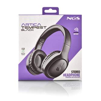 AURICULARES NGS ARTICATEMPESTBLACK BT PEGABLE NEG