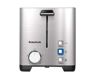 TOST. TAURUS MY TOAST D.LEGEND 2R LARGA INOX 1050W