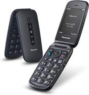 Tel&eacute;fono Panasonic KXTU550EXB para personas mayores - 4G, color negro, pantalla grande de 2'8"