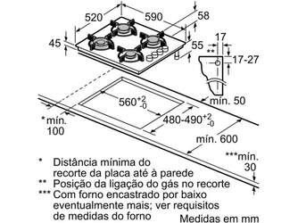 ENCIM. BALAY 3ETG464MB 4F NEGRO