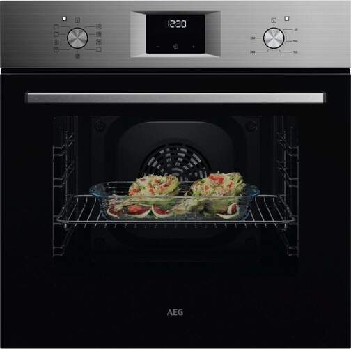 Horno AEG OU5AB21CM - 65 L, Guía Telescópica, Aqua Clean, Clase A