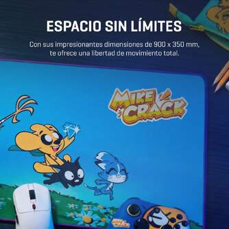 ALFOMBRILLA GAMING KROM KRAFT MIKECRAK XL
