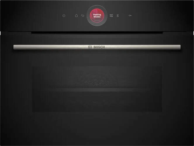 Horno compacto Bosch GBG7741B1 - 47 litros, con luz interior, control t&aacute;ctil, limpiador hidrol&iacute;tico