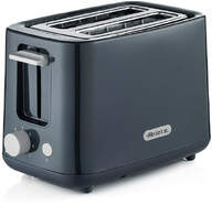 Tostador Ariete 157/13 - 760W, 7 Ajustes Tostado, 2 Ranuras, Accesorio Panecillos, Negro Grafito