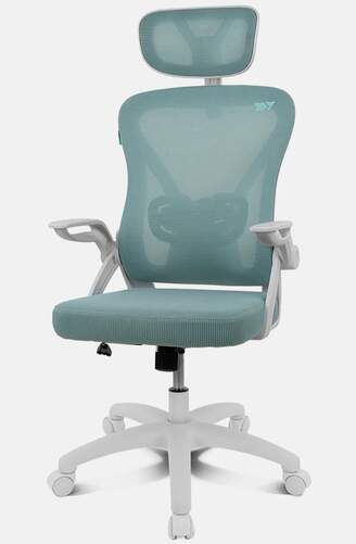 Silla Gaming Drift DRAIR35 Turquesa - Pistón cl. 3, base nylon 60cm, inclinable, malla transpirable