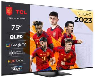 TV TCL 75%%%quot; 75C745 UHD QLED FULLARRAY GOOGLETV 144H