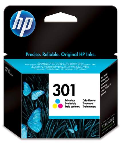 Cartucho Tinta Color HP 301 CH562EE - 3ml