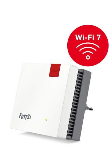 Repetidor de red Fritz! Mesh Wi-Fi Extender 1700 - 1000 MB/s, Wi-Fi 7, Doble Banda 2,4/5 GHz