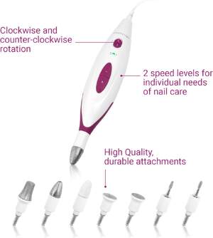 SET MANICURA MEDISANA MP815 7ACC 2VEL