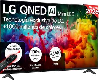 TV LG 43%%%quot; 43QNED70B6C UHD QNED MINILED A7 WEBOS26