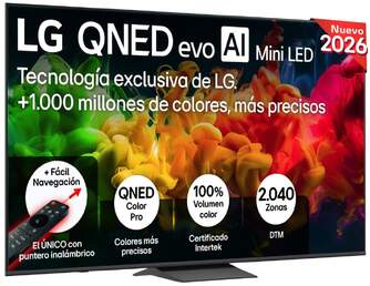 TV LG 85%%%quot; 85QNED81B6A UHD QNED EVO MINILED A7 W26