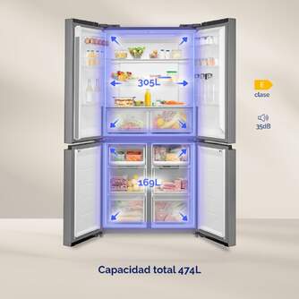 FRI. ARTICA AFEA17783F474I 177X84 4P NF INOX DSP