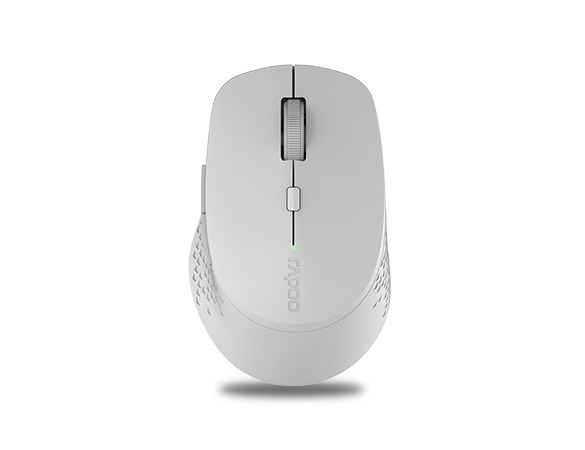 Ratón Rapoo M300 Silent 00184340 - RF Wireless + Bluetooth, Gris