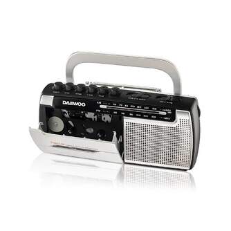 RADIO CASSETTE DAEWOO DW1107 AM/FM PLATA