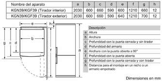 FRICOM. BALAY 3KFE768GI 203x60 NF CRIS GRIS DSP