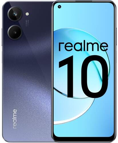 Realme 10 8/128GB Negro - 6.4" FHD+ 90Hz, MediaTek Helio G99 2.2Ghz, 50+2/16Mpx, 5.000mAh 33W