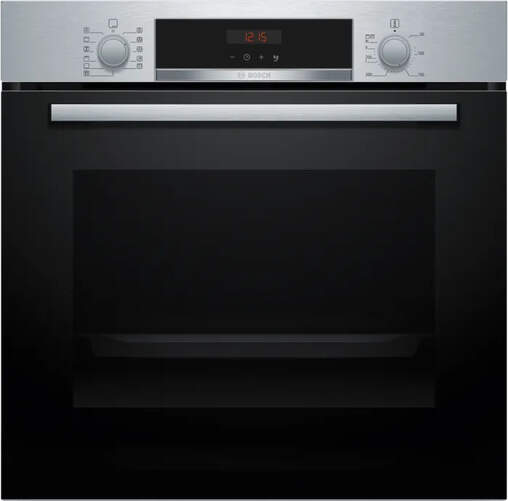 Horno Pirolítico Bosch HBA574ES3 - 7 Funciones, Clase A+, 71 Litros, Inox