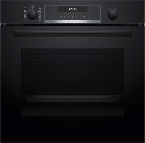 Horno Bosch HBG578EB7 - 71 litros, Pirolítico, Clase A+, Guía telescópica, Cristal Negro