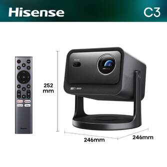 PROYECTOR HISENSE LASER MINI C3 65-300%%%quot; 4K SMARTTV