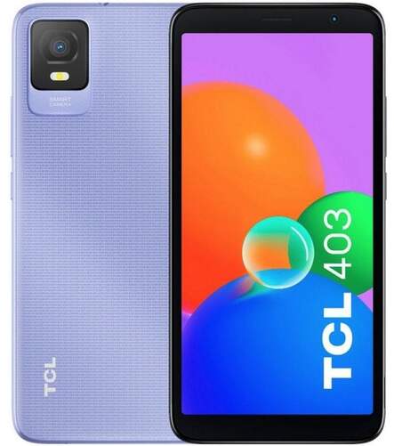 TCL 403 2/32GB Lila - 6" FW+, MediaTek Helio A22, 4G, 8+5MPx, 3000mAh