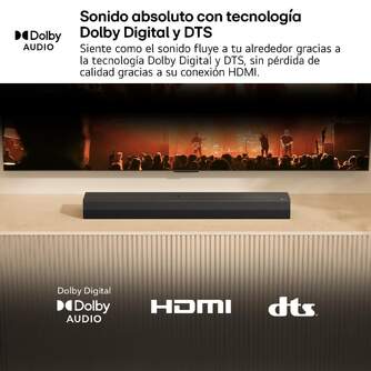 BARRASONIDO LG S20A 2.0 50W DOLBY DIGITAL BT HDMI