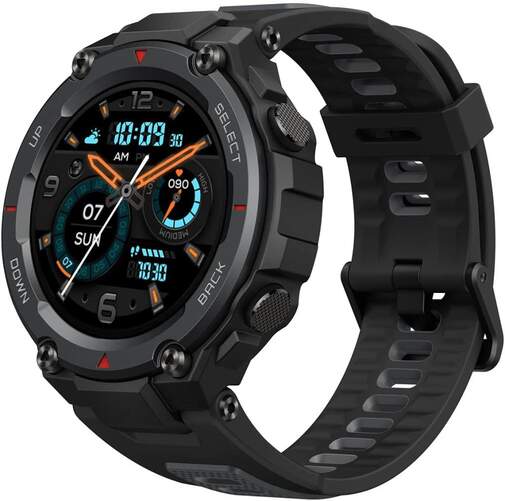 Amazfit T-Rex 2 Ember Black - 1.39", BioTrackerTM