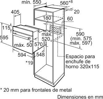 HORNO BALAY 3HB2030X0 MF INOX DISPLAY