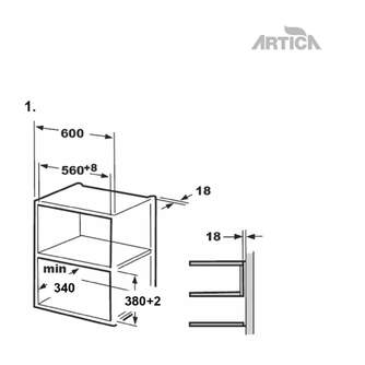 MICR. ARTICA AMW204581IDB INTE DSP 20L NEGRO