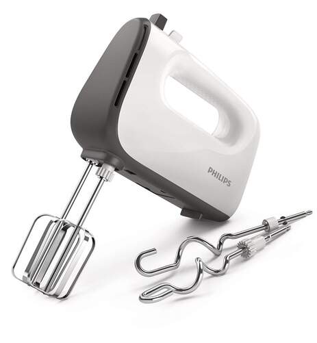 Batidora Amasadora Philips HR3740/00 - 450 W, 5 Velocidades + Turbo, Blanco