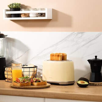 TOST. CECOTEC TOAST%%%amp;TASTE 1000 BEIGE 2R CORTO 3232