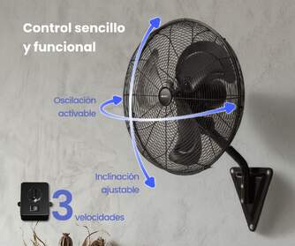 VENTILADOR MURAL ARTICA AVM110W20 110W 50 CM