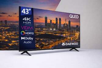 TV DAEWOO 43%%%quot; 43VB56QV UHD QLED SMART TV HDR10