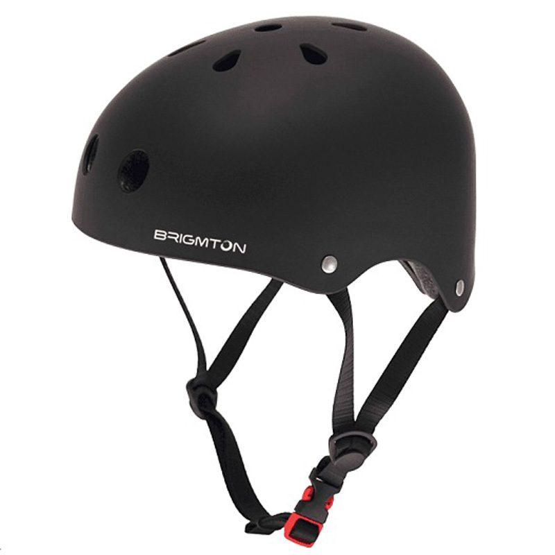 Casco Brigmton BH-1 Negro - Acolchado interior, Correa ajustable