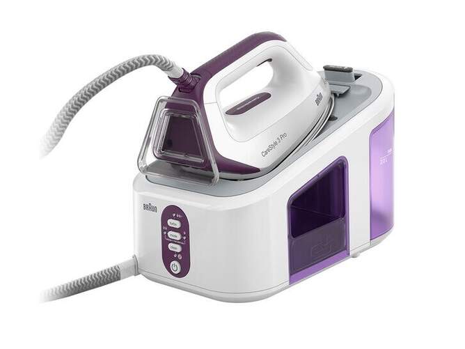 Centro Planchado Braun CareStyle 3 IS 3155 Violeta - 2400W, 6.25 Bar, Vapor 430g/min