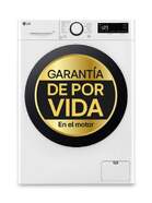 Lavadora LG F2WR5S08A0W - 8 kg, 1200 rpm, Clase A-10%, Función Vapor, 11 Programas, Blanca