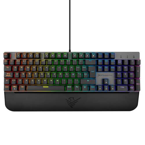 Teclado Gaming Phoenix MK1 Elite - Iluminación RGB, Mecánico, Anti-Ghosting, Teclas Programables