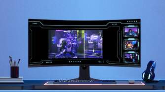 MONITOR TCL 34%%%quot; 34R83Q CURVED MINILED 170HZ 4K