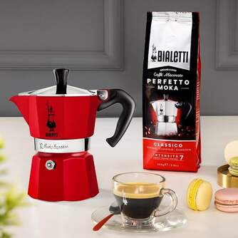 CAFET. ITALIANA BIALETTI MOKA EXPRESS RED 6T