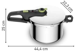 OLLA PRESION RAPID. TEFAL P25807 SECURE TR 6L VERD