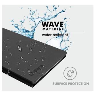 FUNDA SILVER HT TAB A9 8,7 WAVE BLACK