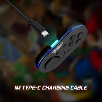 MANDO MINI DRAGONSHOCK SWITCH 2 UNIDADES RGB