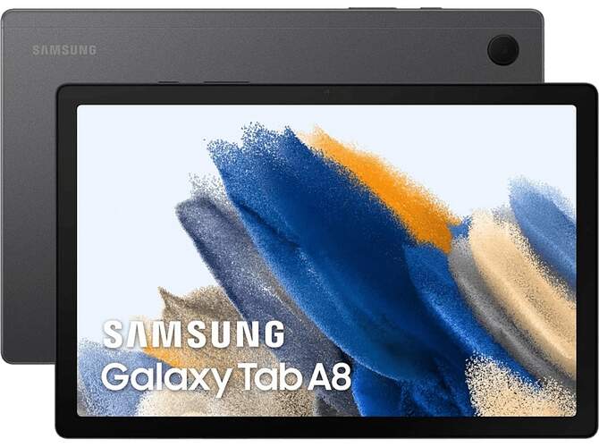 Tablet Samsung Galaxy Tab A8 3/32 GB Gris - 10.5", OctaCore 2GHz, 8+5Mpx, WiFi, GPS, 7040mAh